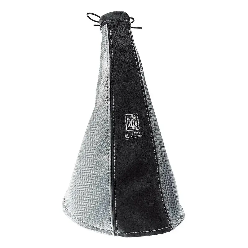 Soufflet de Frein à Main Nardi, Cuir Noir & Gris Populaire