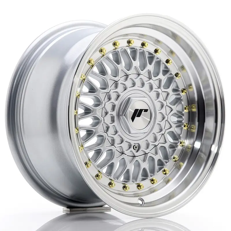 Expédié Aujourd’hui Japan Racing JR-9 15x8" 4x100/108 ET20, Gris Argenté