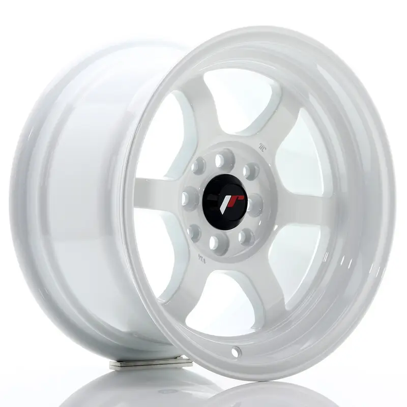 Vente Flash Japan Racing JR-12 15x8.5" 4x100/114.3 ET13, Blanc