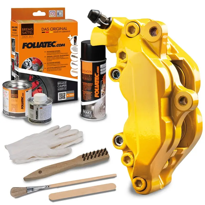 Peinture Foliatec Jaune Brillant pour Etriers de Frein Prix Promo