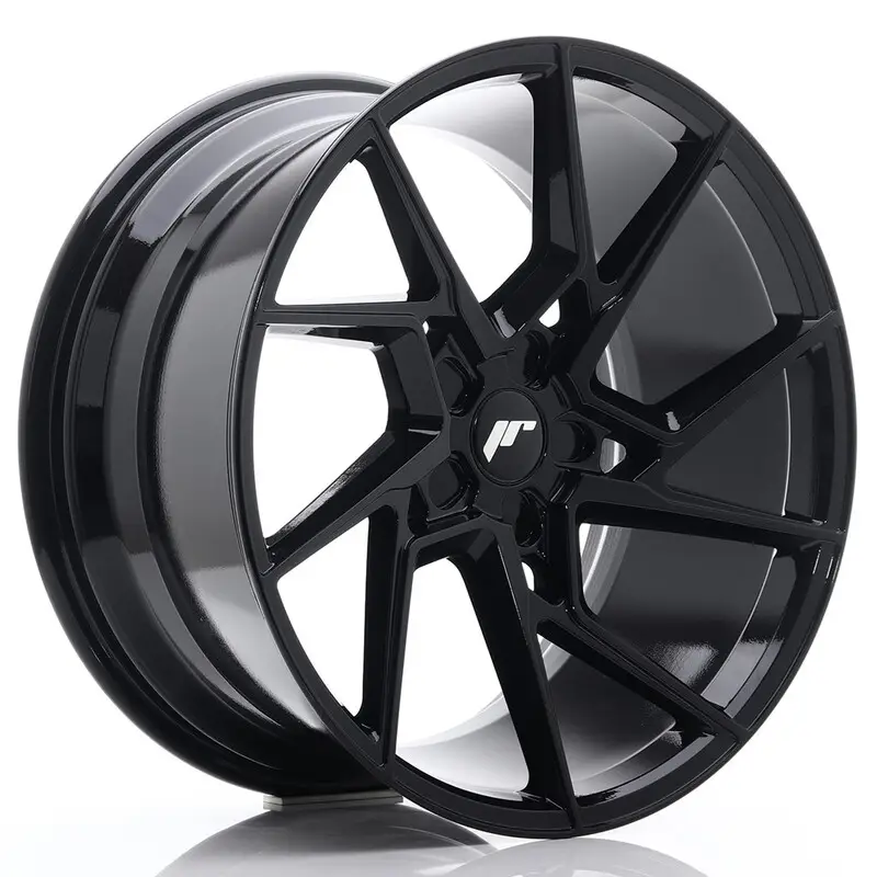 Japan Racing JR-33 Extreme Concave 20x10" (5 trous - sur mesure) ET40, Noir Brillant Promotion Saisonnière
