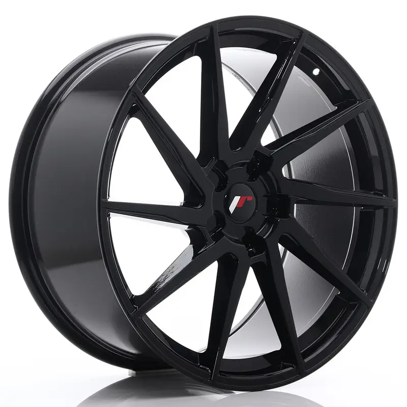 Nouvelle Collection Japan Racing JR-36 Extreme Concave 22x10.5" (5 trous - sur mesure) ET15-55, Noir Brillant