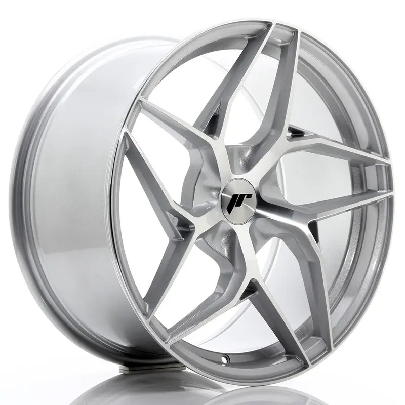 Pas Cher Japan Racing JR-35 Extreme Concave 19x9.5" (5 trous - sur mesure) ET20-45, Gris Argenté / Poli