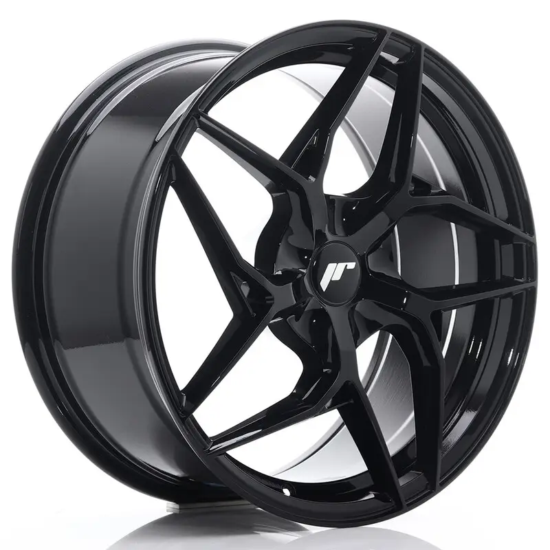 Japan Racing JR-35 19x8.5" (5 trous - sur mesure) ET20-45, Noir Brillant Usine Directe