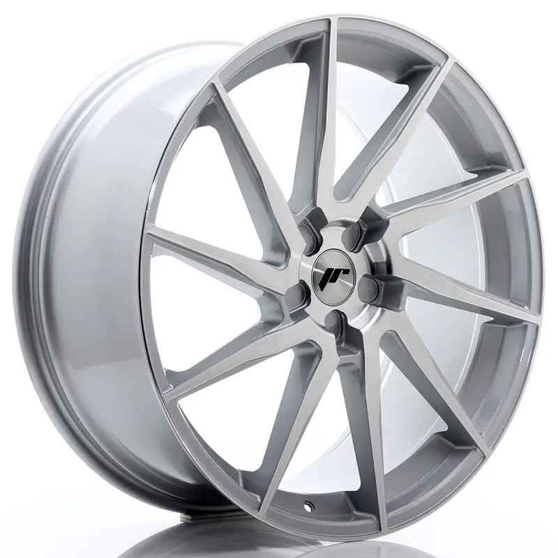 Meilleur Prix Japan Racing JR-36 Extreme Concave 23x10" (5 trous - sur mesure) ET30, Gris Argenté / Poli
