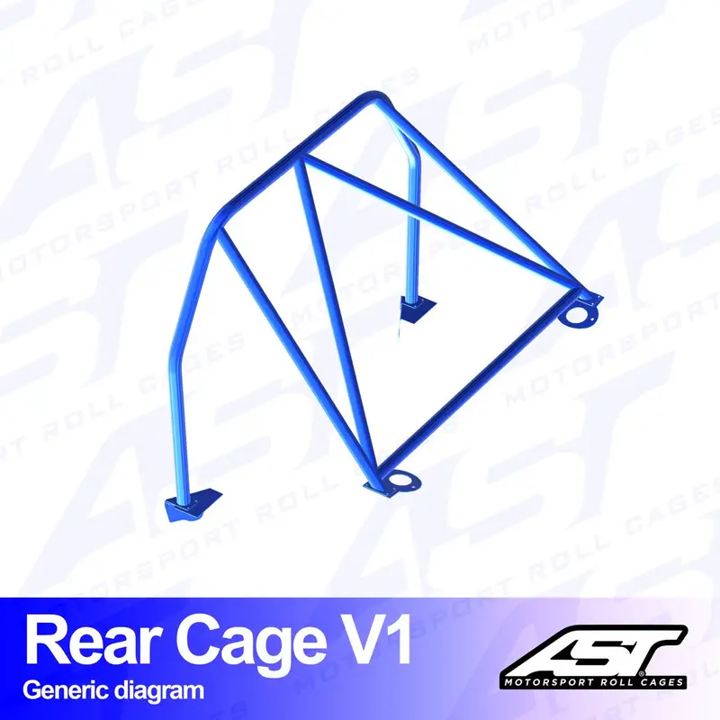 Acheter En Ligne Demi-Arceau à Boulonner AST Rollcages V1 pour Mazda MX-5 NA