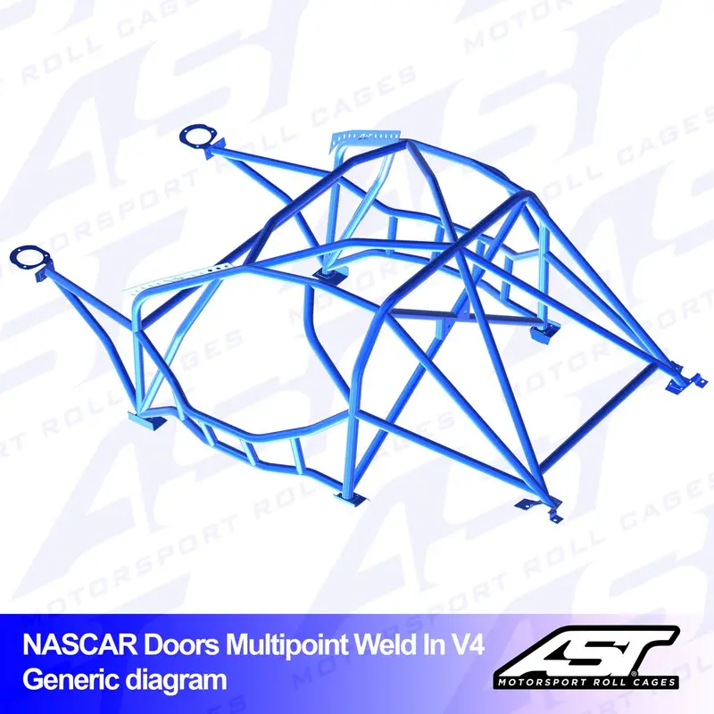 Vente Directe Arceau 10 Points à Souder AST Rollcages V4 Nascar pour BMW E30 Touring, Propulsion