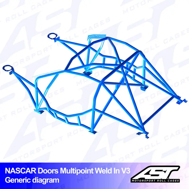Satisfait Ou Remboursé Arceau 10 Points à Souder AST Rollcages V3 Nascar pour BMW E30 Coupé, Propulsion