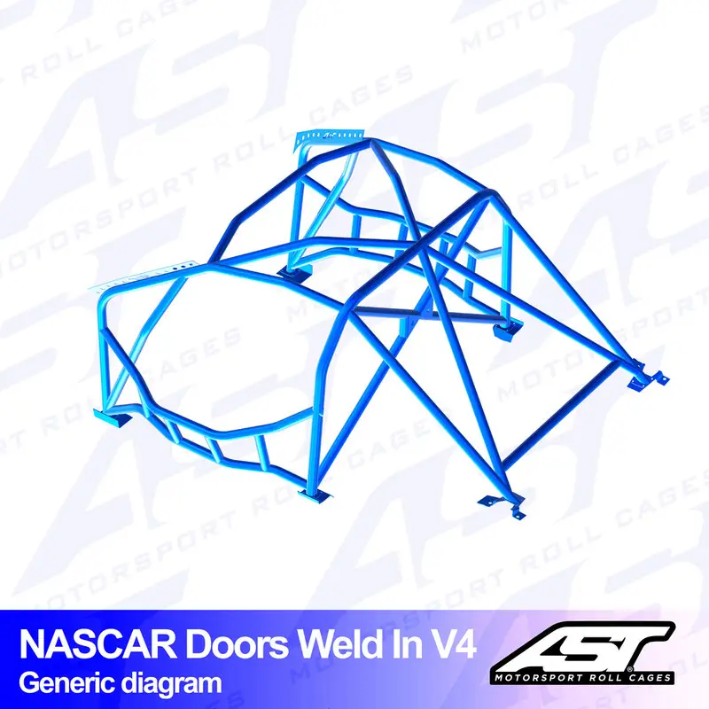 Achat Immédiat Arceau 8 Points à Souder AST Rollcages V4 Nascar pour Mazda RX-7 FD