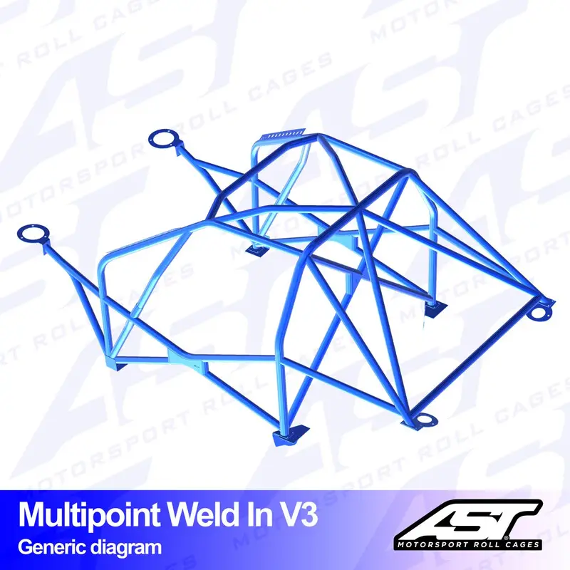 Arceau 10 Points à Souder AST Rollcages V3 pour Toyota Celica T23 Achetez Aujourd’hui