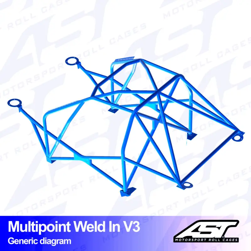Arceau 10 Points à Souder AST Rollcages V3 pour Volvo 245 Offre Du Jour