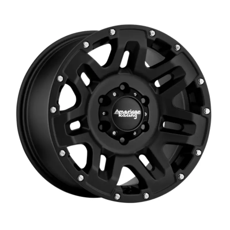 Réduction American Racing AR200 Yukon 18x8.5 5x127 ET15, Noir Mat
