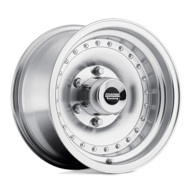 American Racing AR61 Outlaw I 15X10 5x127 ET-38, Gris Argenté Poli Pas Cher