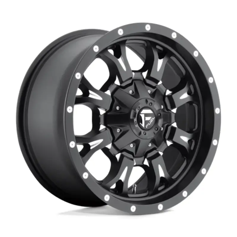 Promotion Fuel D517 Krank 17X9 8x165.1 ET1, Noir Mat, Rebord Brillant