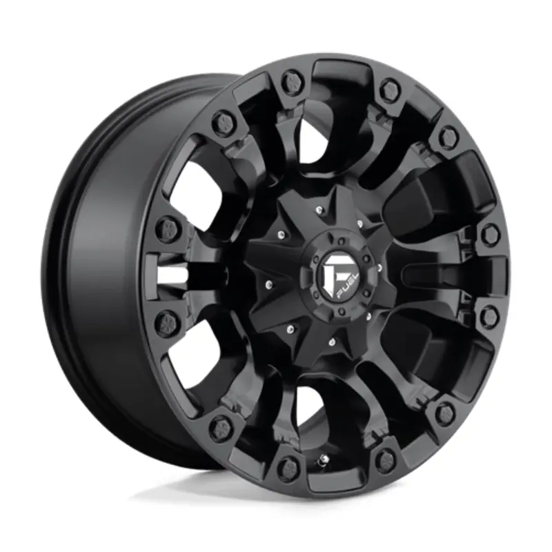 Usine Directe Fuel D560 Vapor 17X9 6x139.7 ET20, Noir Mat