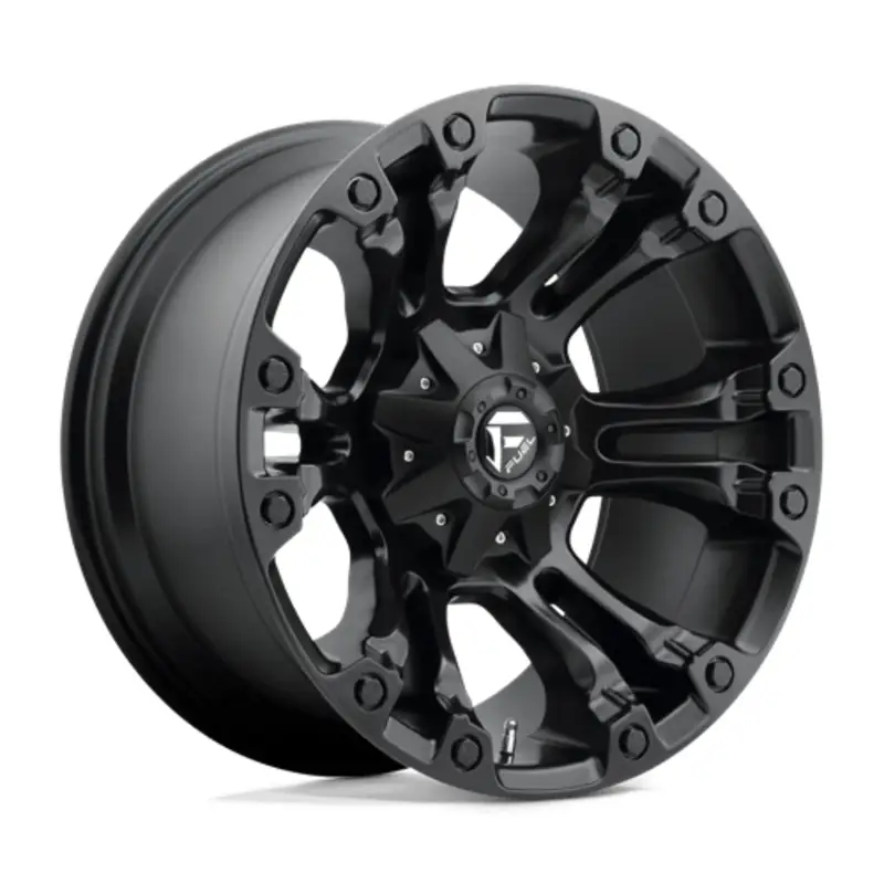 Vente Directe Fuel D560 Vapor 20X10 6x135/139.7 ET-18, Noir Mat