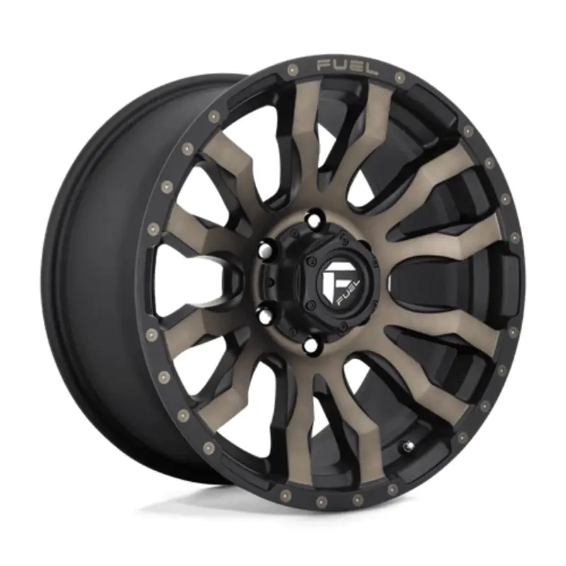 Super Prix Fuel D674 Blitz 20x12 6x139.7 ET-44, Noir Mat Double Teinte