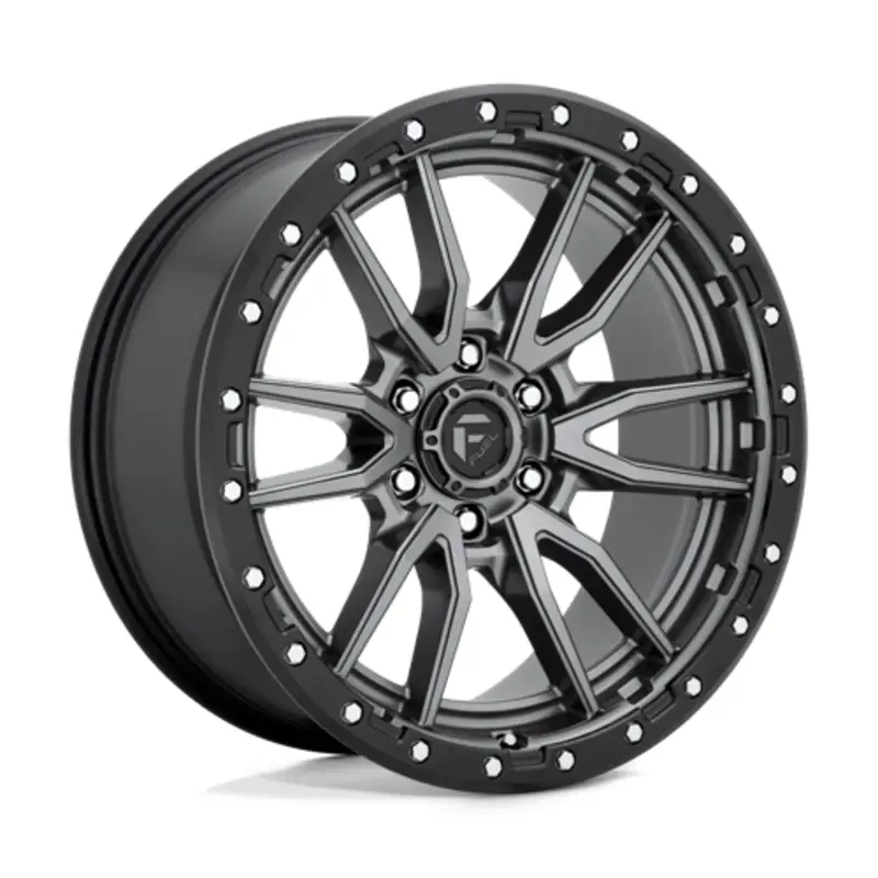 Fuel D680 Rebel 20X9 6x139.7 ET20, Gunmetal Mat, Anneau Noir Promotion