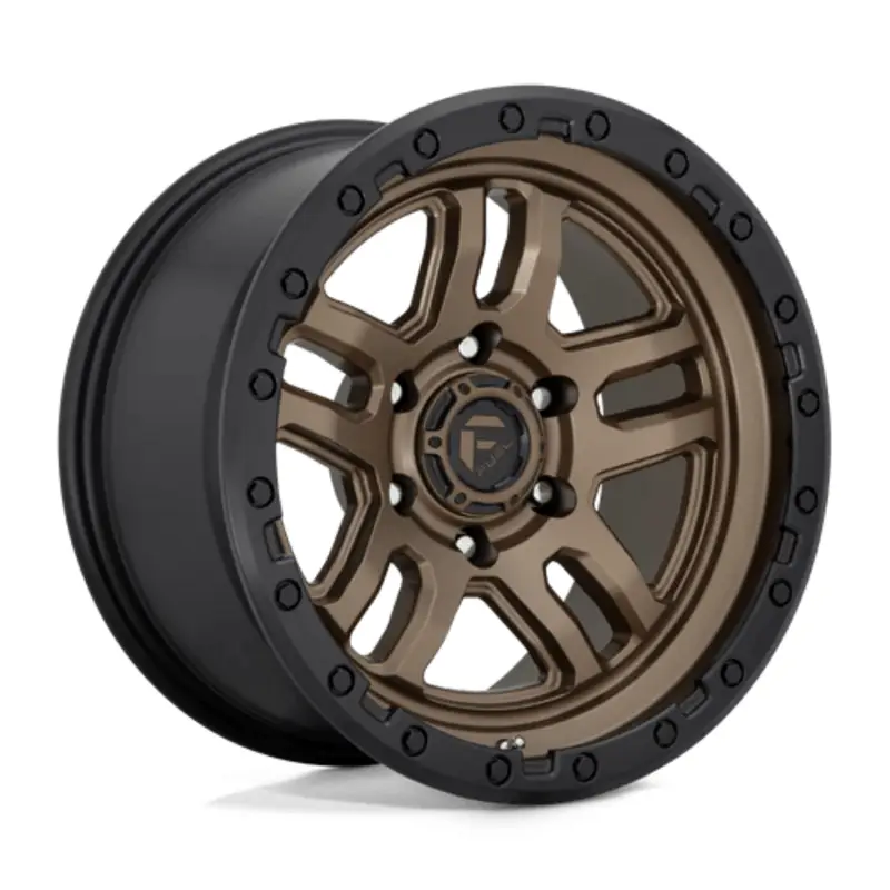 Fuel D702 Ammo 17X9 5x127 ET-12, Bronze Mat, Cerclage Noir Dernière Chance