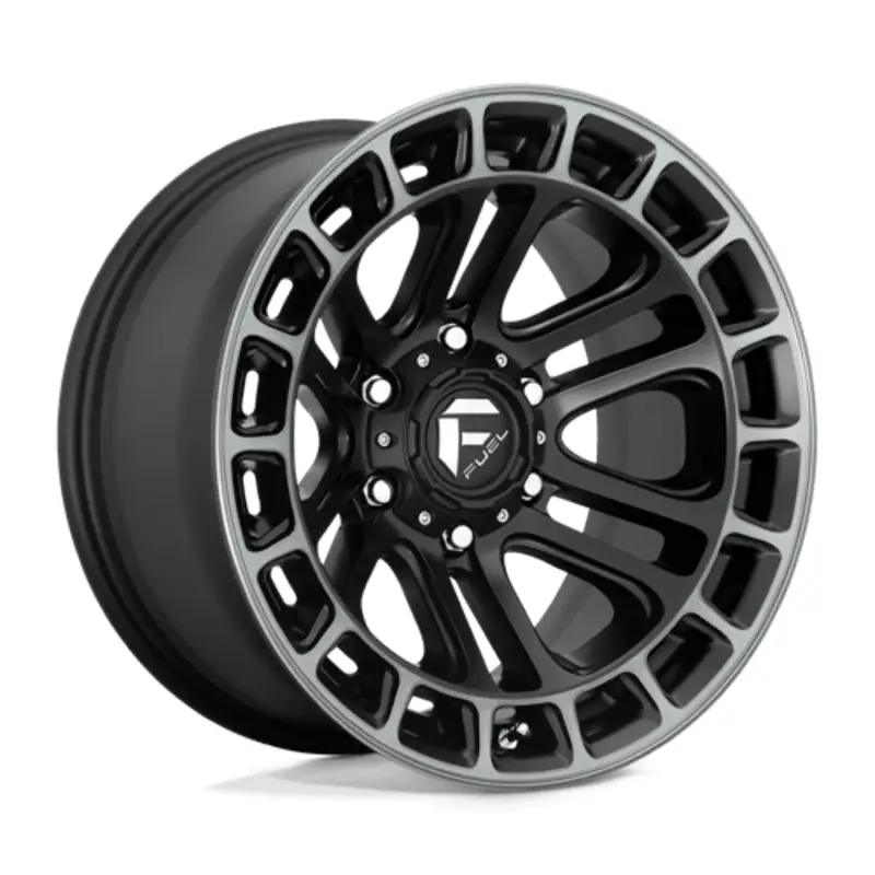 Petit Prix Fuel D720 Heater 20x10 6x139.7 ET-18, Noir Mat Double Teinte, Poli