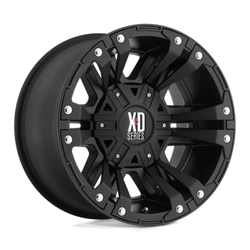 XD XD822 Monster II 20X9 6x135/139.7 ET18, Noir Mat Réduction