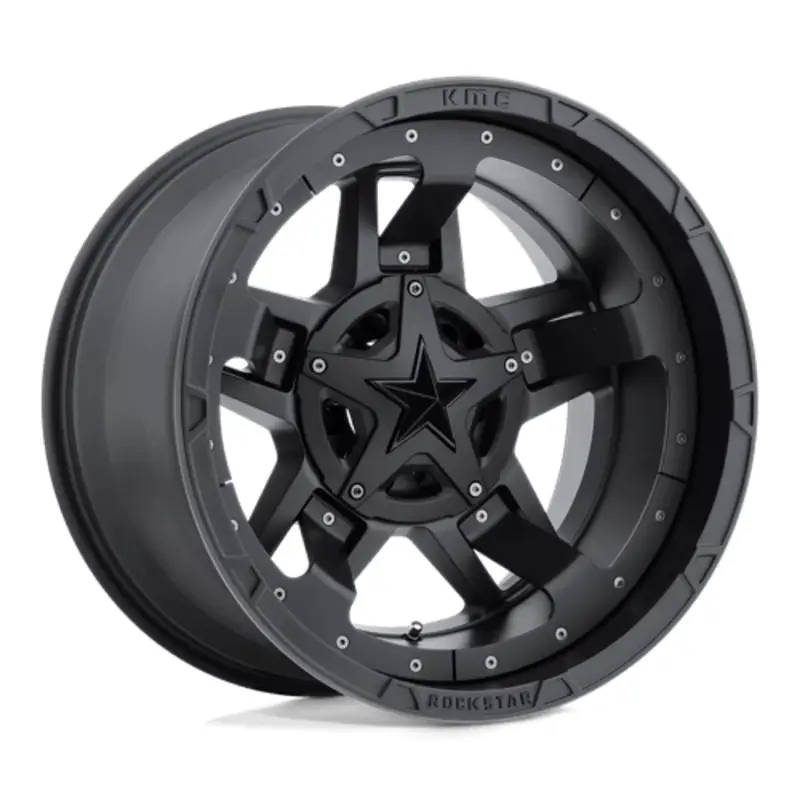 XD XD827 Rockstar III 20X9 6x135/139.7 ET18, Noir Mat Paiement Sécurisé