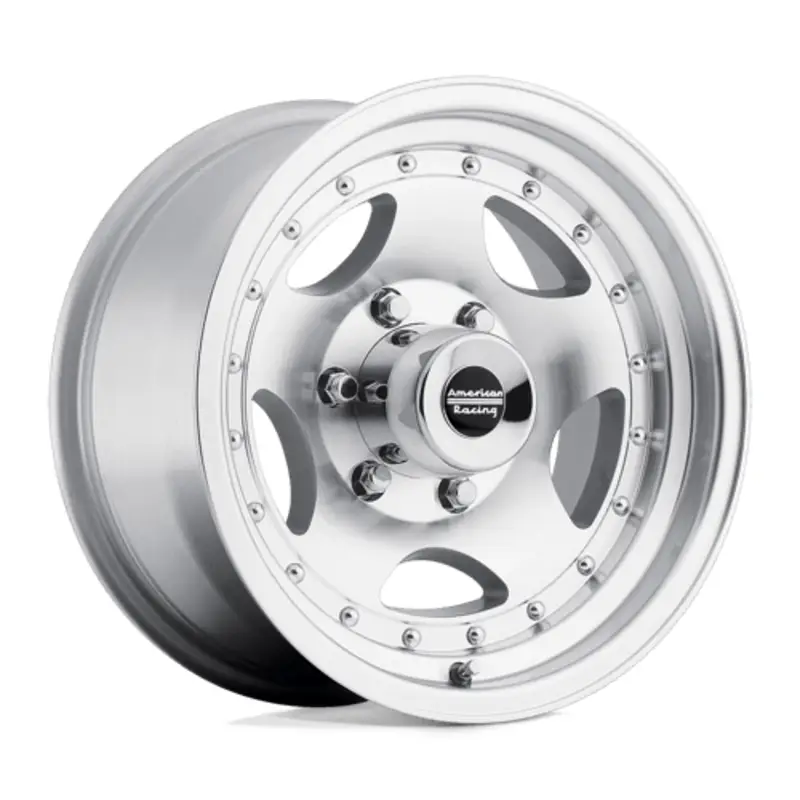 Prix Choc American Racing AR23 15X10 5x127 ET-44, Gris Argenté Poli