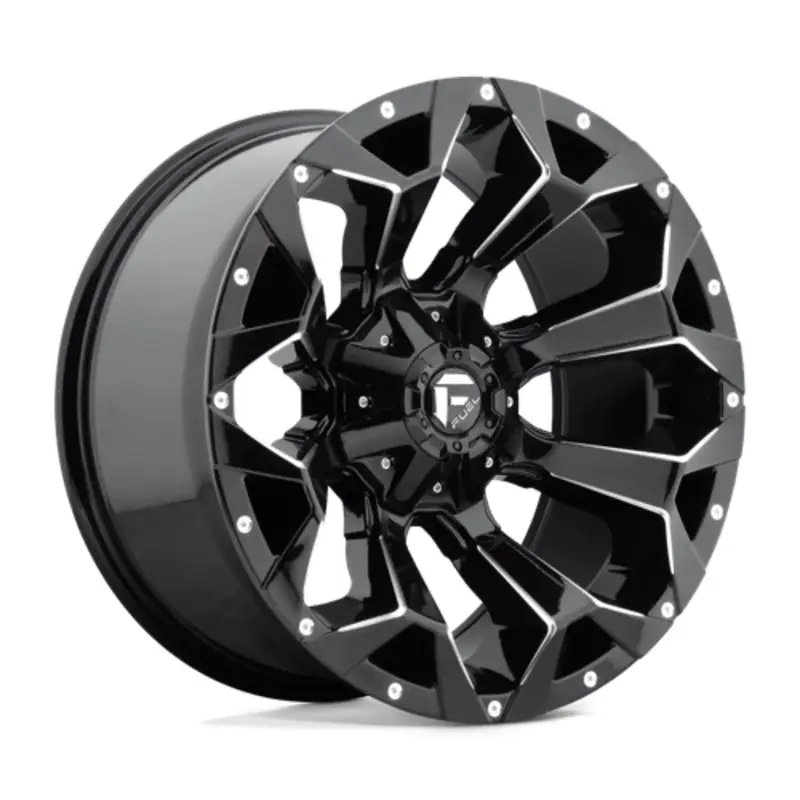 Fuel D576 Assault 17X9 5x114.3/127 ET1, Noir Brillant, Branches Usinées Remise