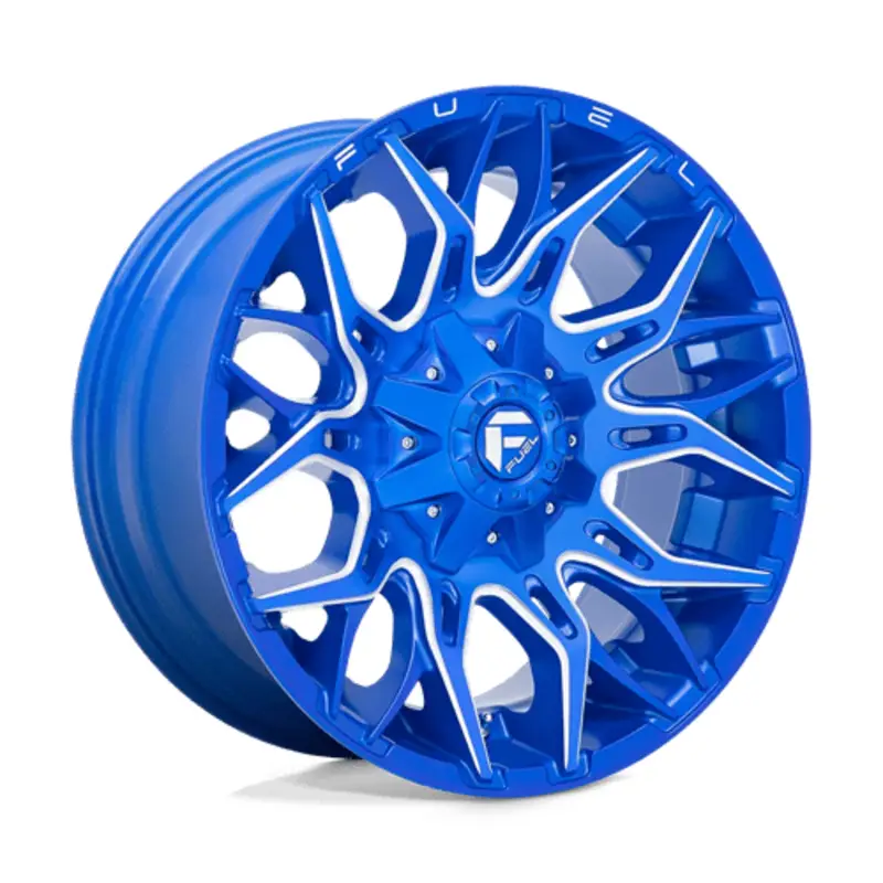 Fuel D770 Twitch 22X10 6x135/139.7 ET-18, Bleu Anodisé Commander Maintenant