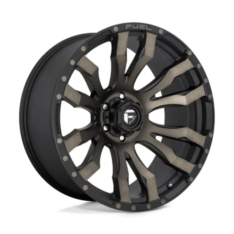 Fuel D674 Blitz 22X10 6x139.7 ET-18, Noir Mat Double Teinte Petit Prix