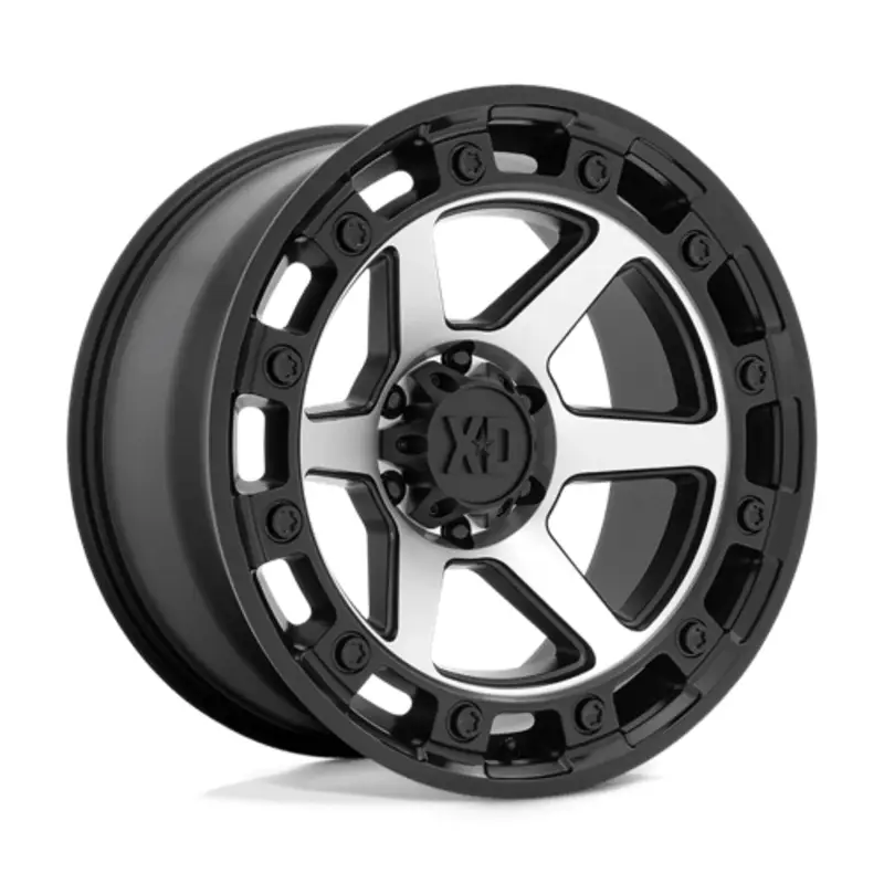 XD XD862 Raid 20X10 6x139.7 ET-18, Noir Satiné, Branches Polies Meilleur Choix