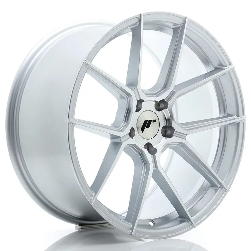 Dernière Chance Japan Racing JR-30 Extreme Concave 19x9.5" 5x120 ET40, Gris Argenté Poli