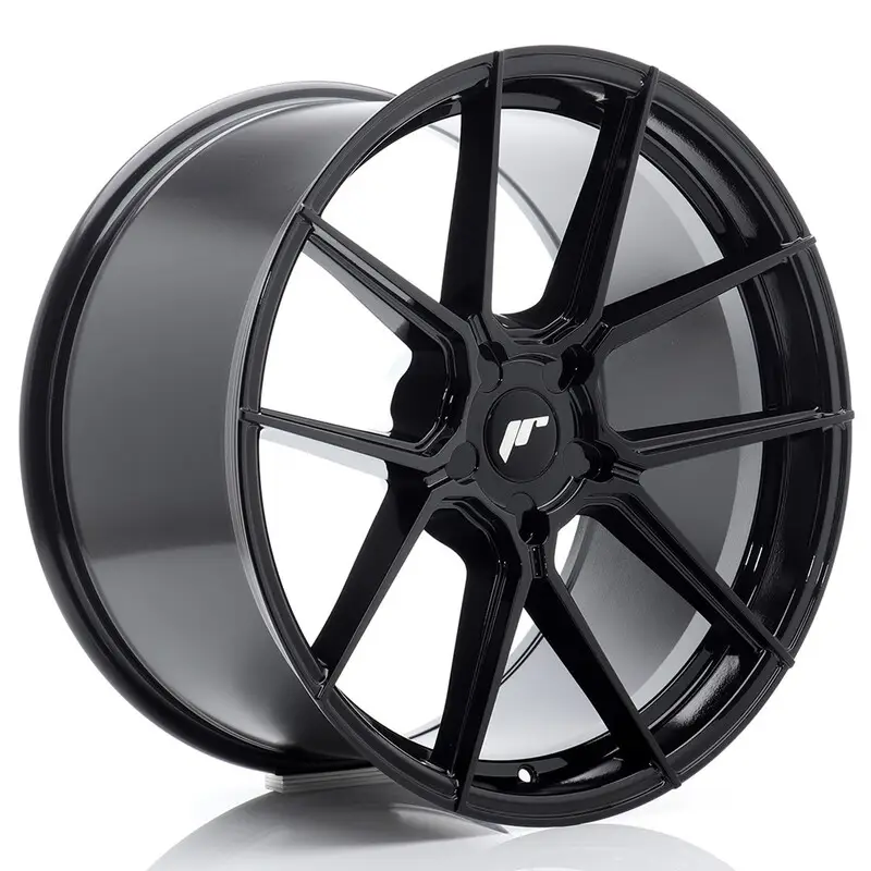 Dernier Modèle Japan Racing JR-30 Extreme Concave 20x10.5" (5 trous - sur mesure) ET15-45, Noir Brillant