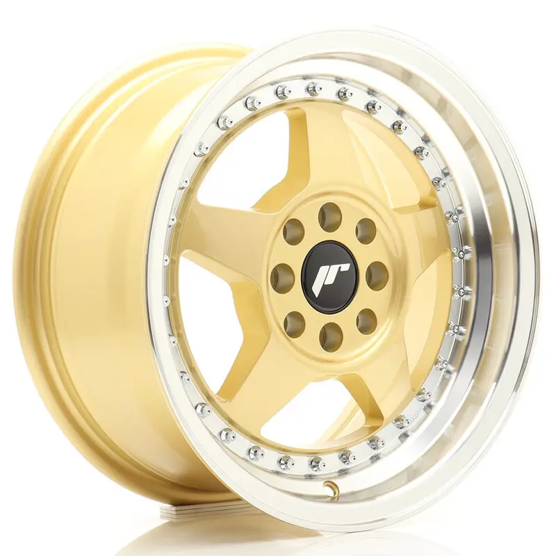 Jusqu’à Épuisement Des Stocks Japan Racing JR-6 15x7" 4x100/108 ET25, Or / Doré
