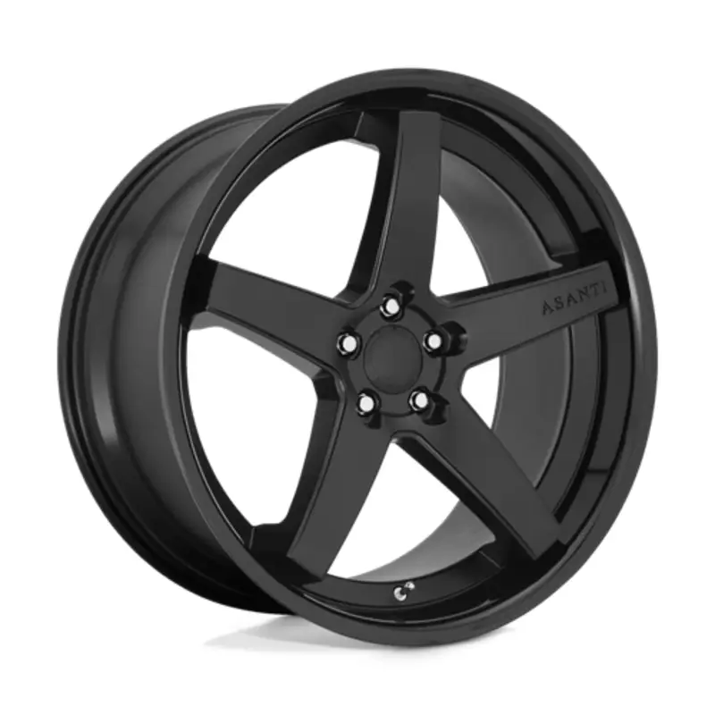 Asanti ABL31 Regal 22X9 5x120 ET32, Noir Satiné, Rebord Brillant Solde