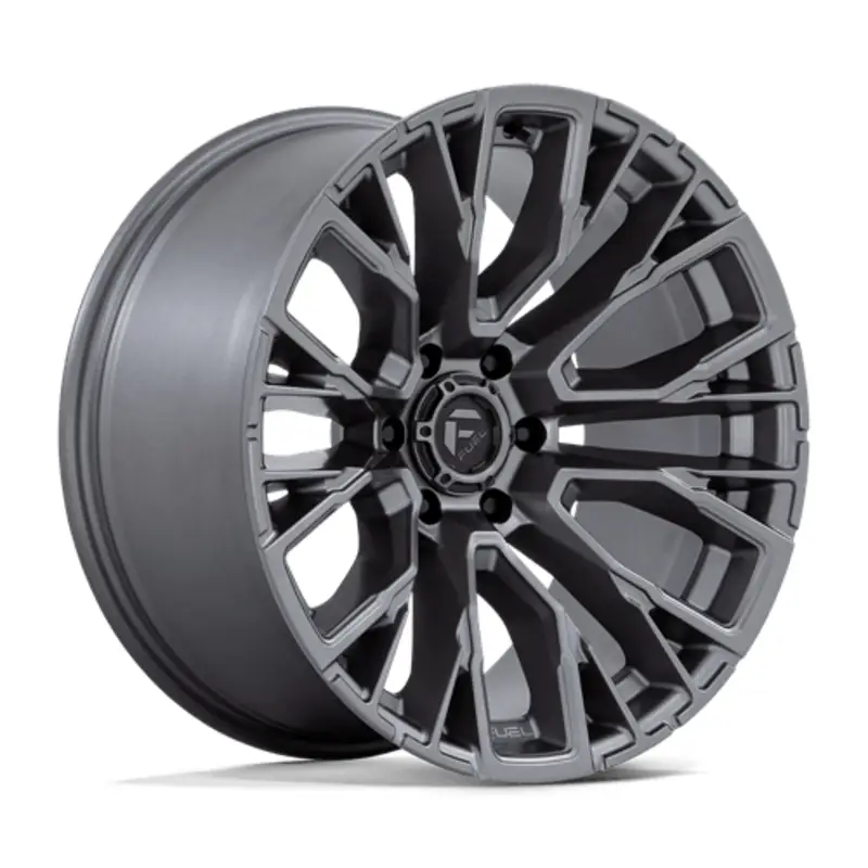 Vente Directe Fuel D848 Rebar 17X9 6x139.7 ET-12, Gunmetal Mat