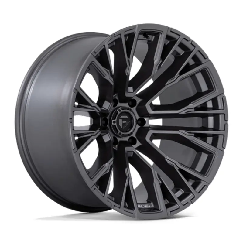 Expédition Rapide Fuel D848 Rebar 22X12 6x139.7 ET-44, Gunmetal Mat