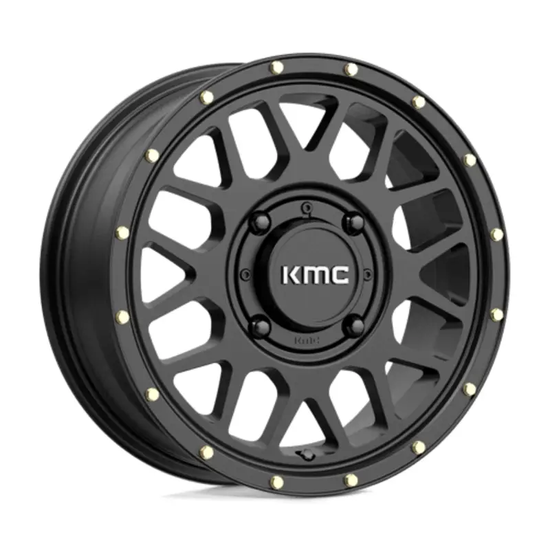KMC KS135 Grenade UTV 15X6 4x156 ET38, Noir Satiné Solde