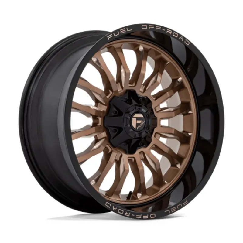 Commander Vite Fuel D797 Arc 22X10 6x135/139.7 ET-18, Bronze Platine, Rebord Noir