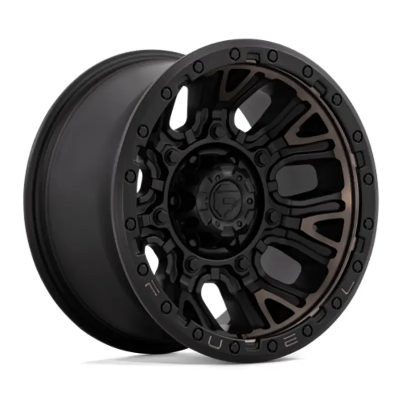 Offre Limitée Fuel D824 Traction 17X9 5x127 ET-12, Noir Mat, Teinte Foncée