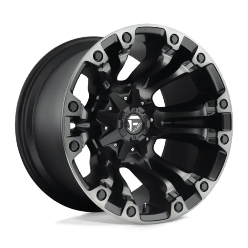Prix Bas Fuel D851 Vapor 20X9 5x114.3/120 ET35, Noir Mat, Teinté Gris