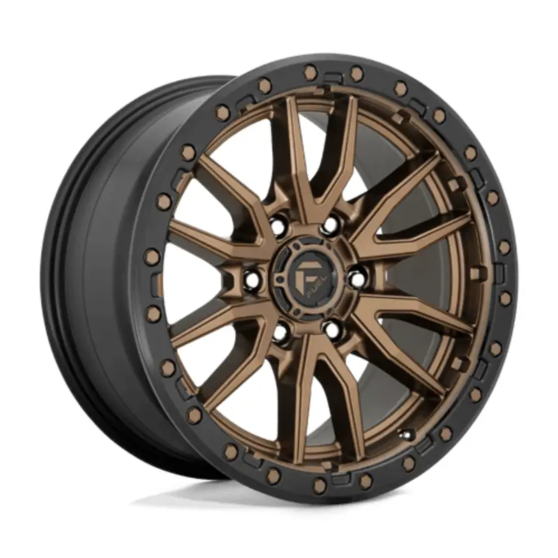 Vente Flash Fuel D681 Rebel 20X9 5x127 ET20, Bronze Mat, Cerclage Noir