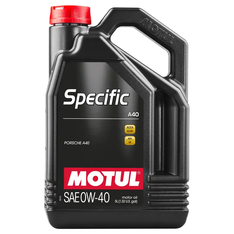 5L Huile Motul 0W40 Specific A40 (Porsche) Petit Prix