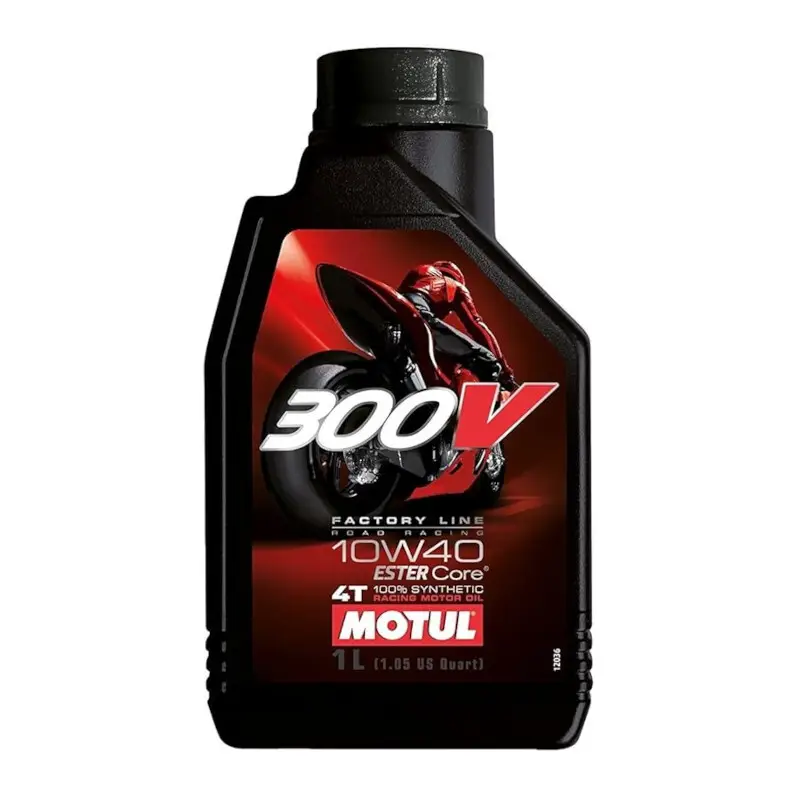 Huile Moto Motul 300V 4T FL Road Racing 10W40 (1L) Remise