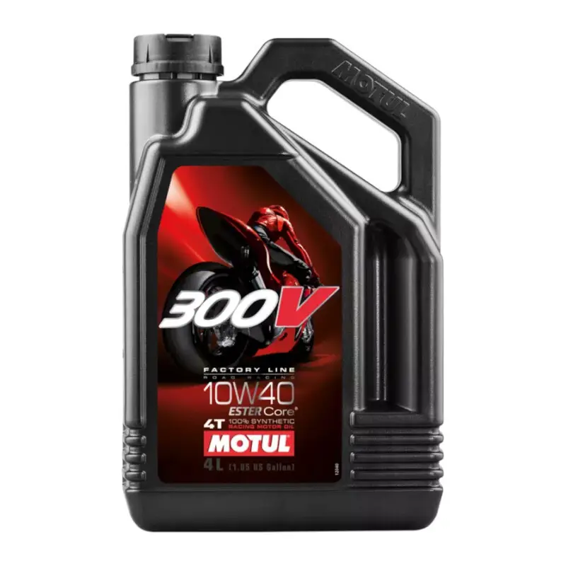 Soldes Huile Moto Motul 300V 4T FL Road Racing 10W40 (4L)