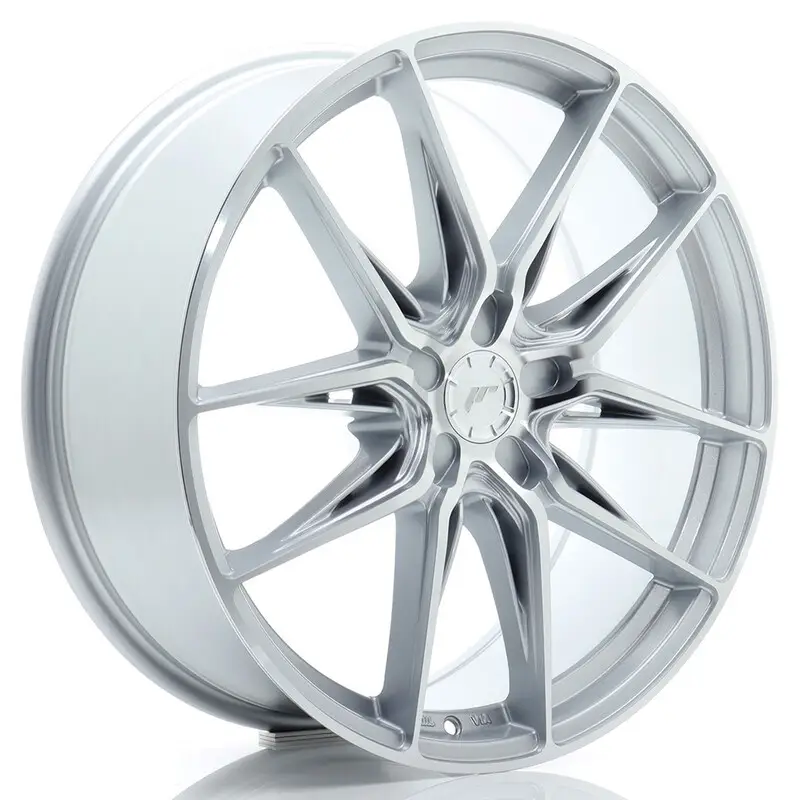 Meilleur Choix Japan Racing JR-44 20x8.5" (5 trous - sur mesure) ET20-45, Gris Argenté Poli