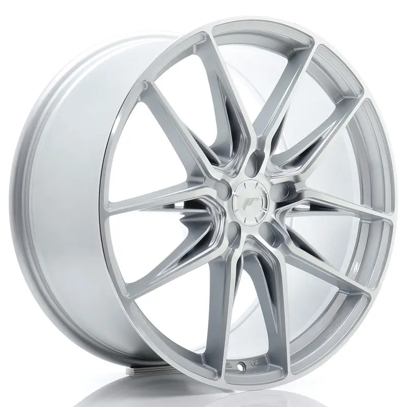 Japan Racing JR-44 20x9.5" (5 trous - sur mesure) ET20-57, Gris Argenté Poli Achat Immédiat