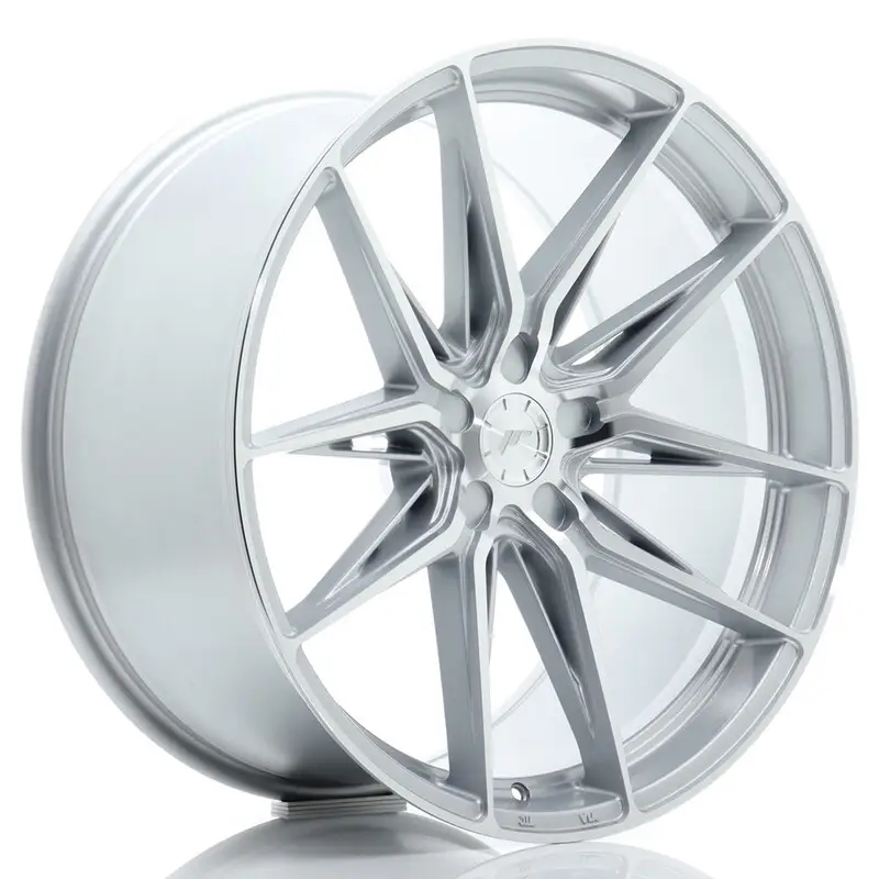 Usine Directe Japan Racing JR-44 21x10.5" (5 trous - sur mesure) ET15-40, Gris Argenté Poli