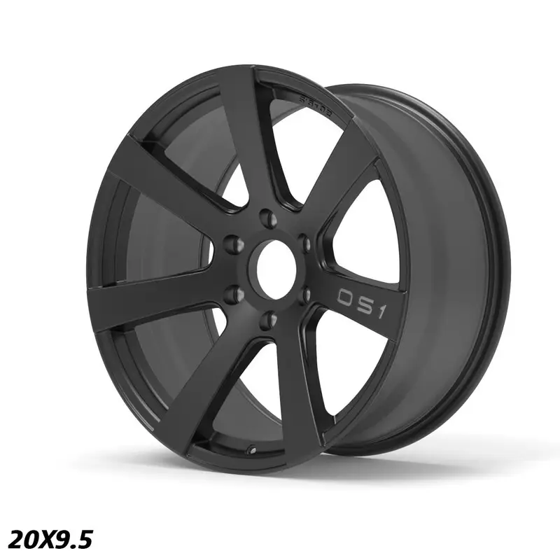 Offre Limitée Ström OS1 20x9.5" 6x114.3 ET15, Noir Satiné