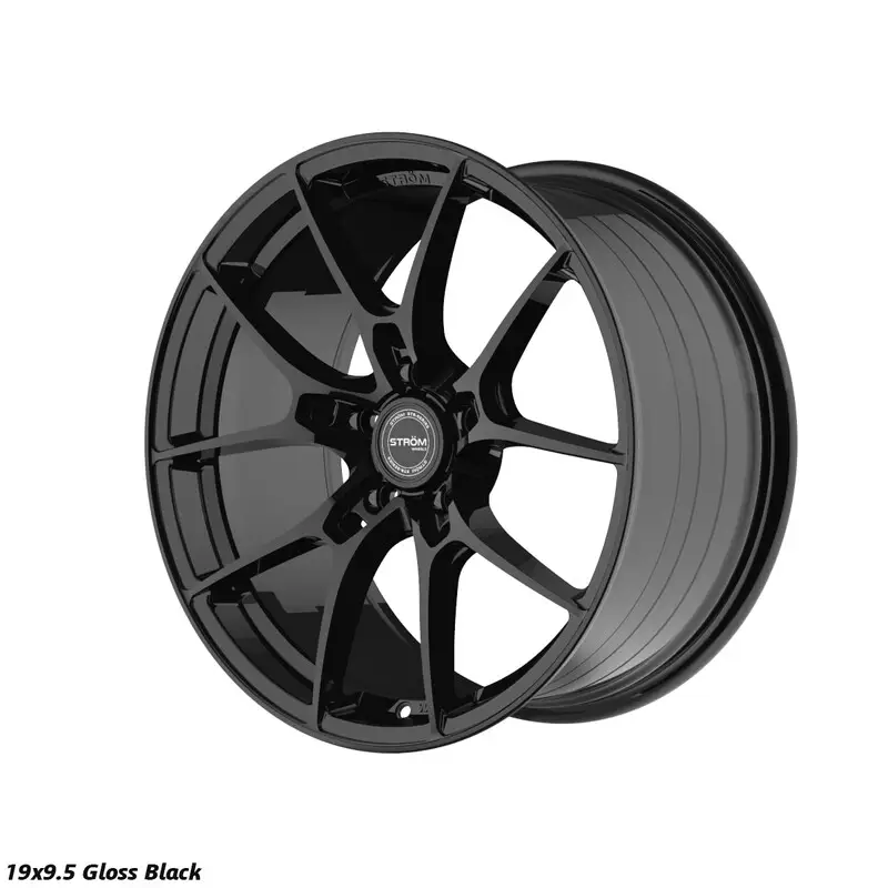 Ström STR-F1 19x9.5" 5x112 ET40, Noir Brillant Réduction